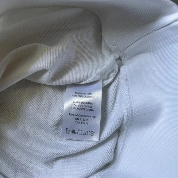 NWT Psycho Bunny Sweatshirt Mens Crew Neck Dixon Logo XXL white - Picture 8 of 9